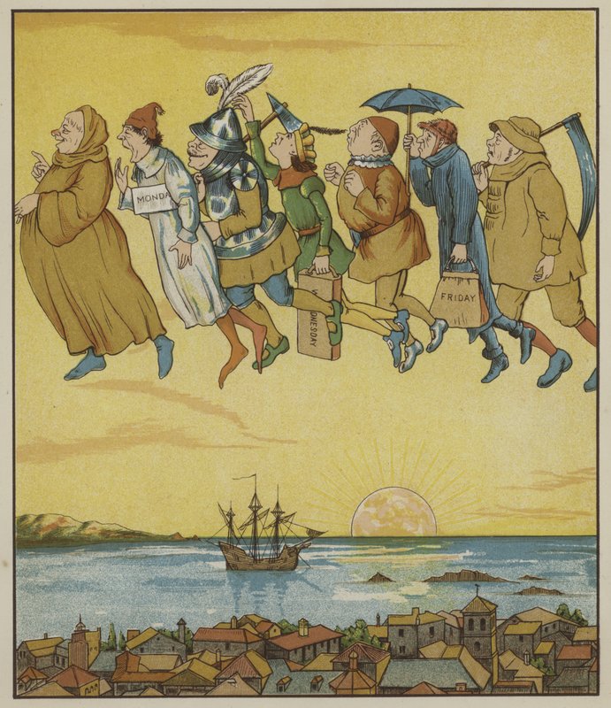 Ilustracja do Rumpelstiltskin autorstwa braci Grimm autorstwa George R. Halkett