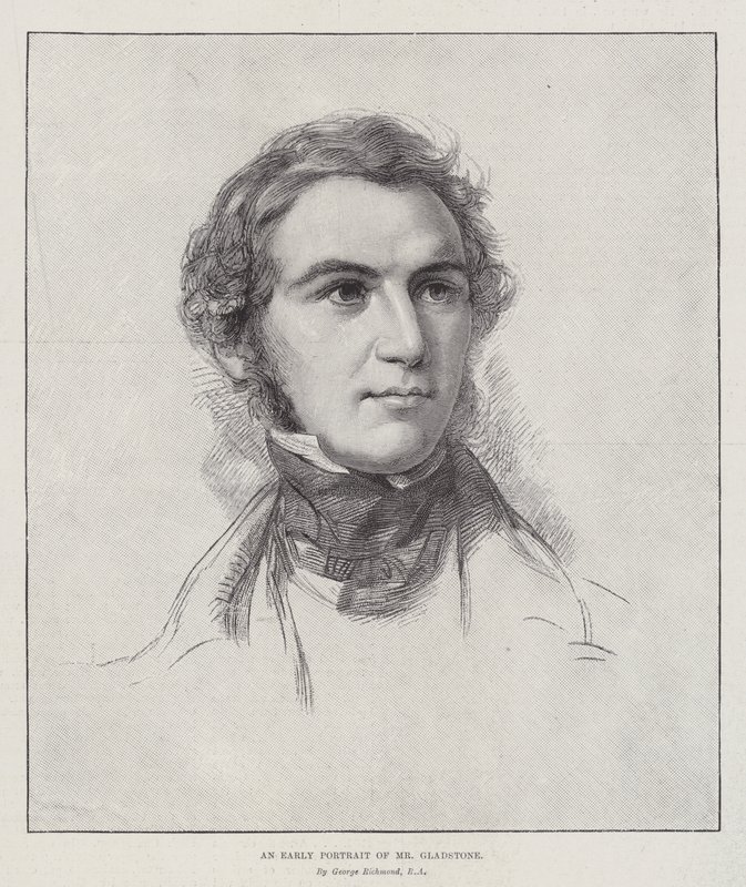 Wczesny portret pana Gladstone