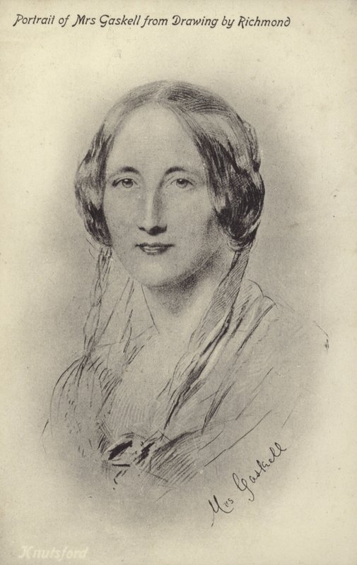 Pani Gaskell (1810-1865), angielska powieściopisarka i autorka opowiadań autorstwa George Richmond