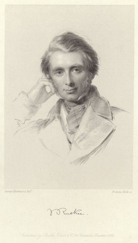 Portret Johna Ruskina autorstwa George Richmond