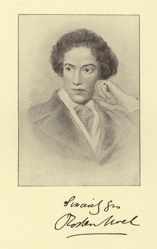Roden Noel, angielski poeta autorstwa George Richmond