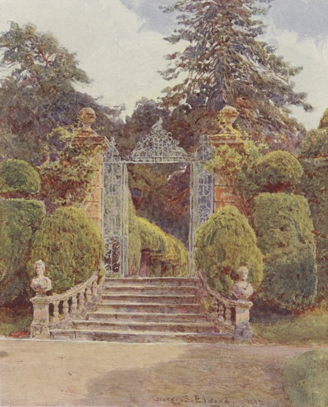 Brockenhurst, Brama Ogrodowa autorstwa George Samuel Elgood