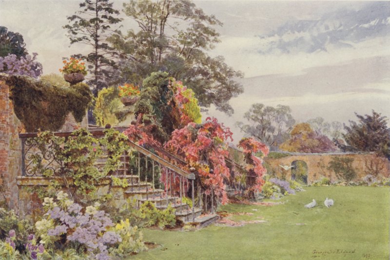 Bulwick, jesień autorstwa George Samuel Elgood