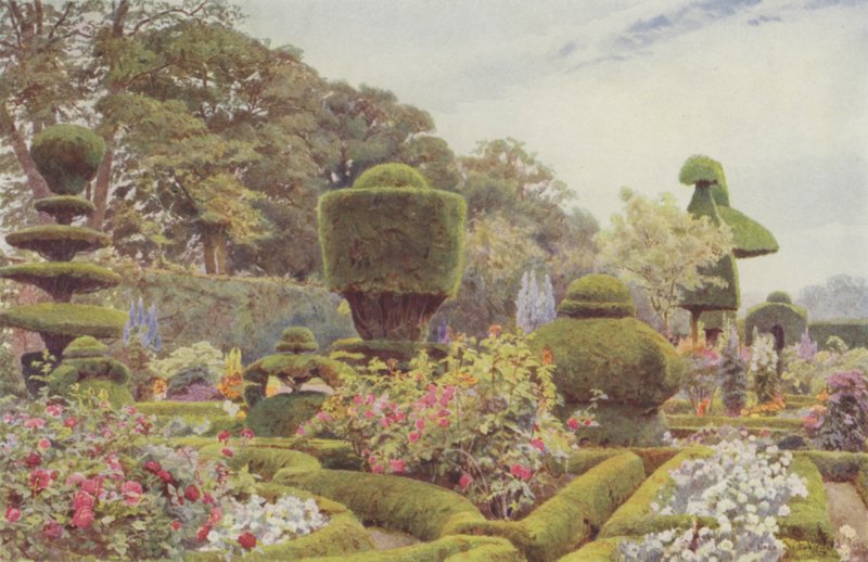 Levens, Roses i Pinks autorstwa George Samuel Elgood