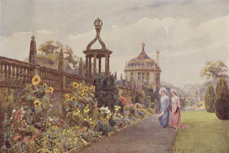 Montacute, Słoneczniki autorstwa George Samuel Elgood