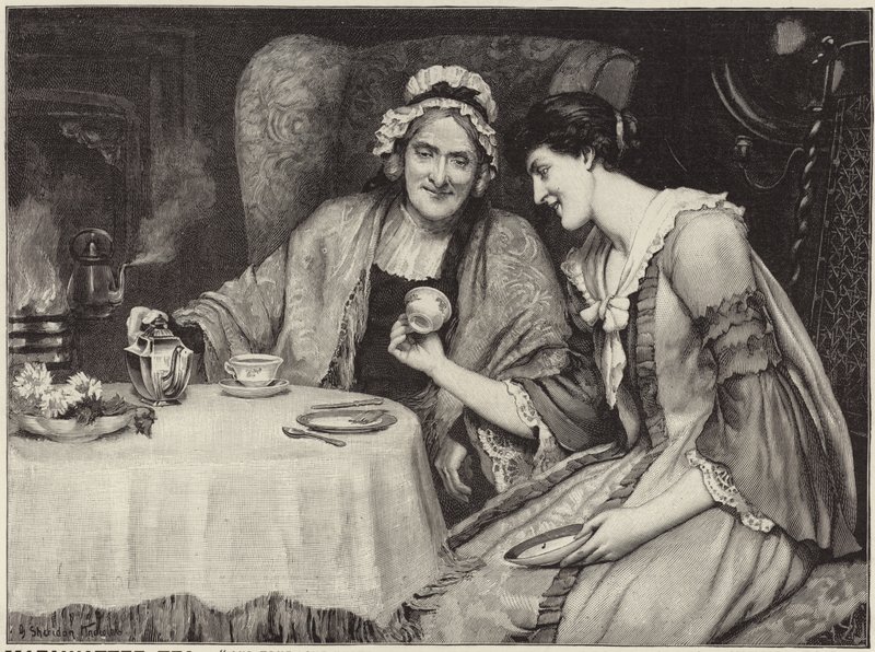 Reklama herbaty Mazawattee autorstwa George Sheridan Knowles