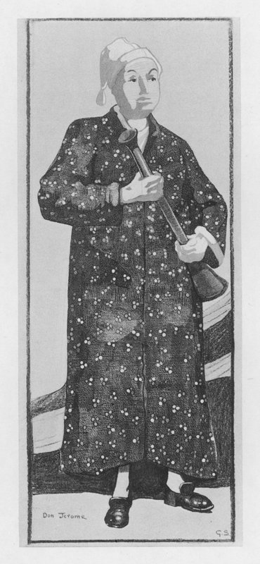 Ilustracja do The Duenna autorstwa Sheridana (kolor lito) autorstwa George Sheringham