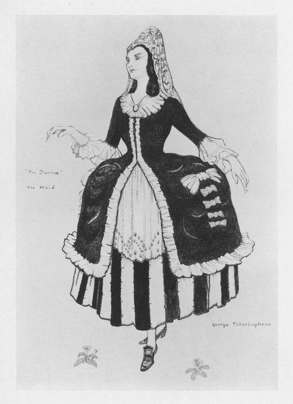 Ilustracja do The Duenna autorstwa Sheridana (kolor lito) autorstwa George Sheringham