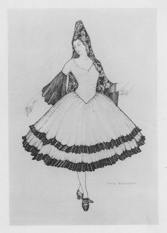 Ilustracja do The Duenna autorstwa Sheridana (kolor lito) autorstwa George Sheringham