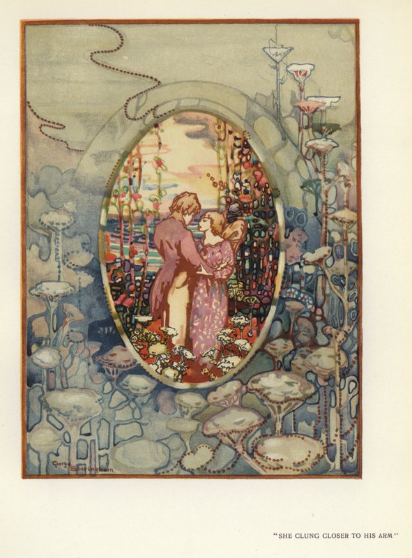 Ilustracja do „Szczęśliwego hipokryta” Maxa Beerbohma (kolor lito) autorstwa George Sheringham