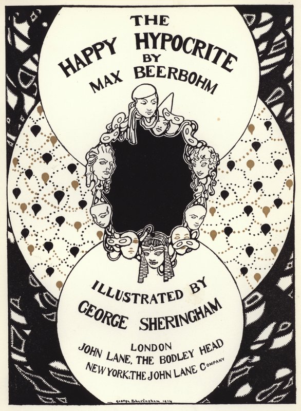 Ilustracja do The Happy Hipocrite autorstwa Maxa Beerbohma (kolor lito) autorstwa George Sheringham