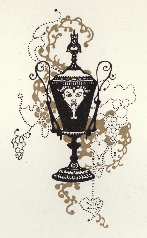 Ilustracja do The Happy Hipocrite autorstwa Maxa Beerbohma (kolor lito) autorstwa George Sheringham