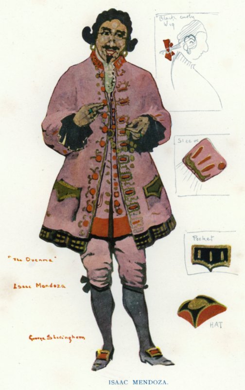 The Duenna by Sheridan: Isaac Mendoza (kolor lito) autorstwa George Sheringham