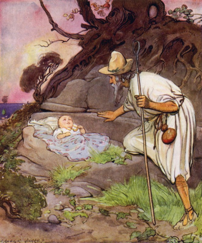 Był człowiekiem humanitarnym, więc zaniósł małą Perditę do domu swojej żonie autorstwa George Soper