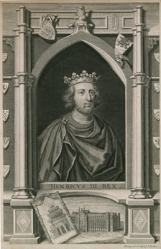 Henricus III Rex (rycina) autorstwa George Vertue