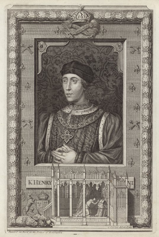 Król Henryk VI (grafika) autorstwa George Vertue
