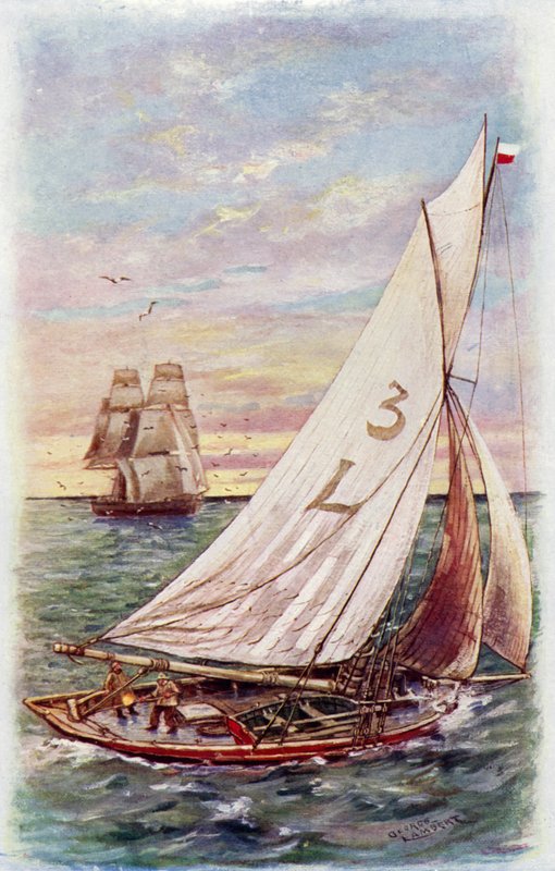Łódź pilotowa (kolor lito) autorstwa George Washington Lambert