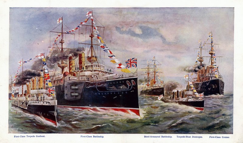 Royal Navy (kolor lito) autorstwa George Washington Lambert