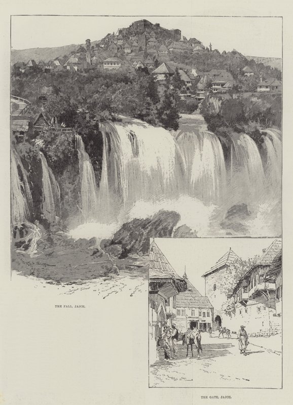 Szkice Bośni autorstwa Georges Bertin Scott