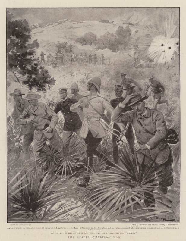 Wojna hiszpańsko-amerykańska autorstwa Georges Bertin Scott