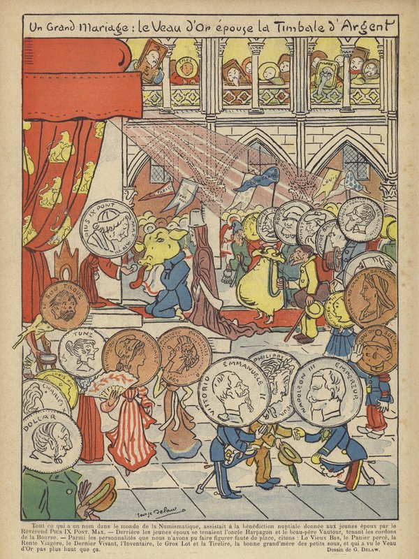 Ilustracja do Le Rire autorstwa Georges Delaw