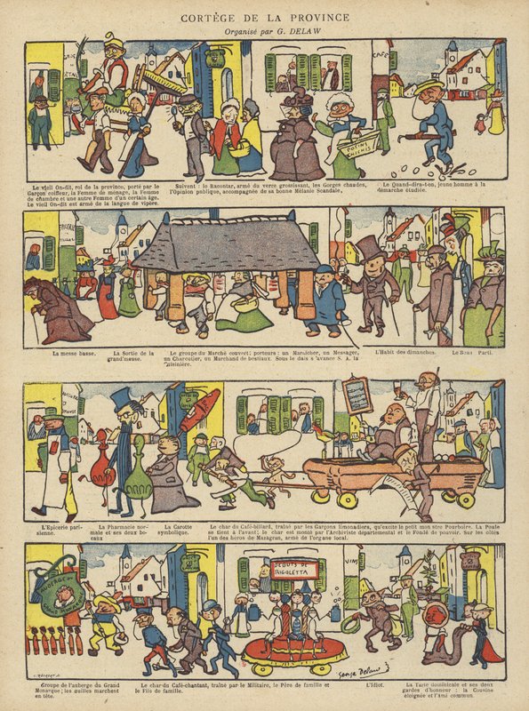 Ilustracja do Le Rire autorstwa Georges Delaw