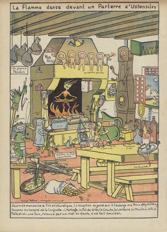 Ilustracja do Le Rire autorstwa Georges Delaw