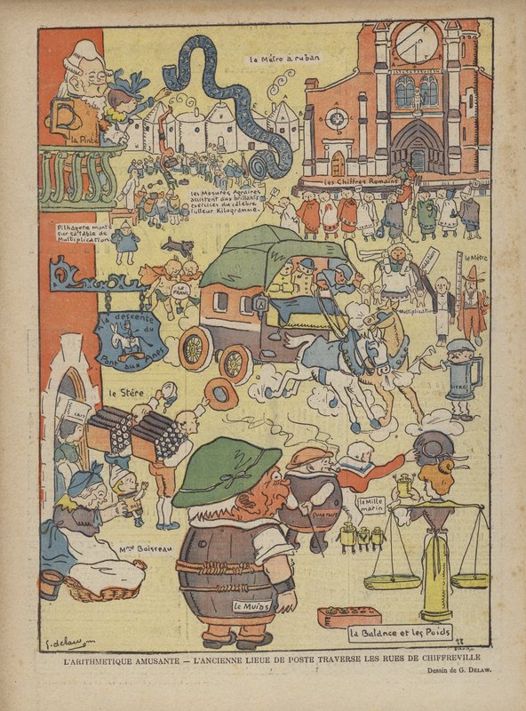 Ilustracja do Le Rire autorstwa Georges Delaw