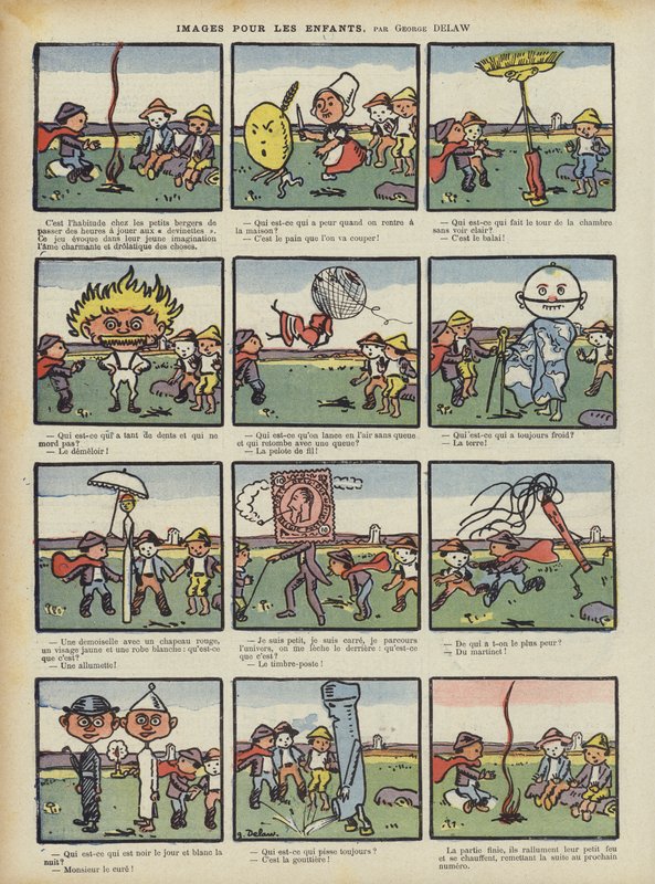 Ilustracja do Le Rire autorstwa Georges Delaw
