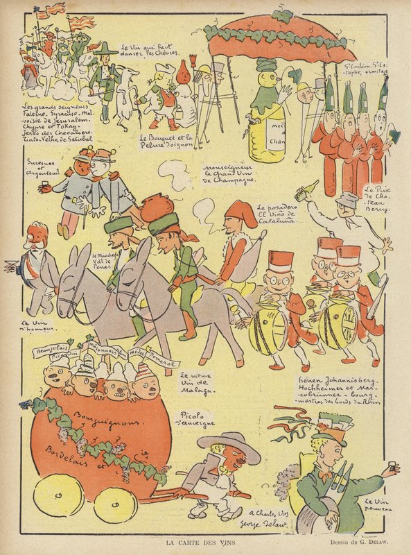 Ilustracja do Le Rire autorstwa Georges Delaw