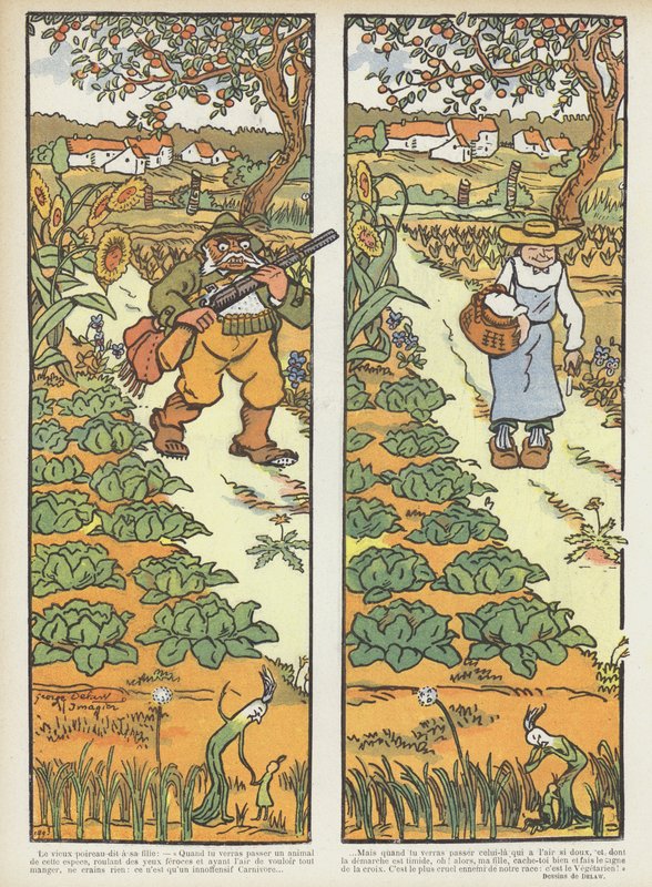 Ilustracja do Le Rire autorstwa Georges Delaw