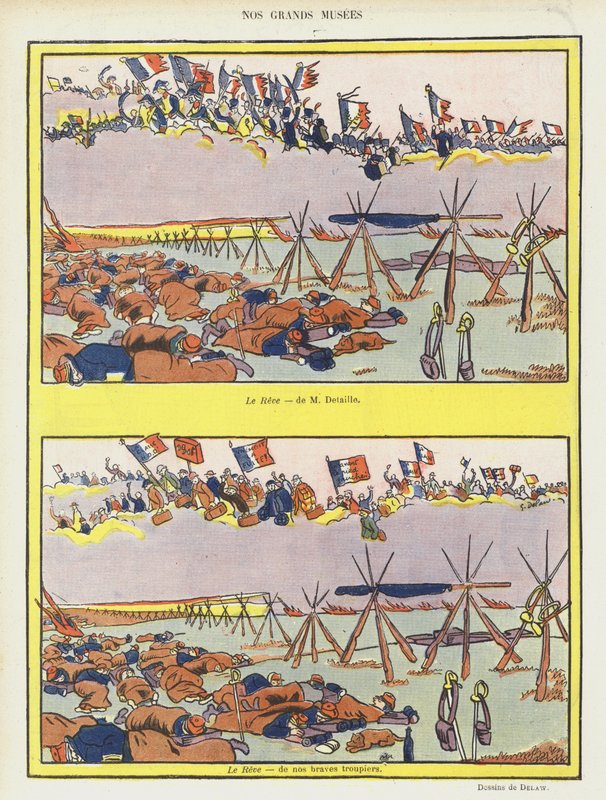 Ilustracja do Le Rire autorstwa Georges Delaw