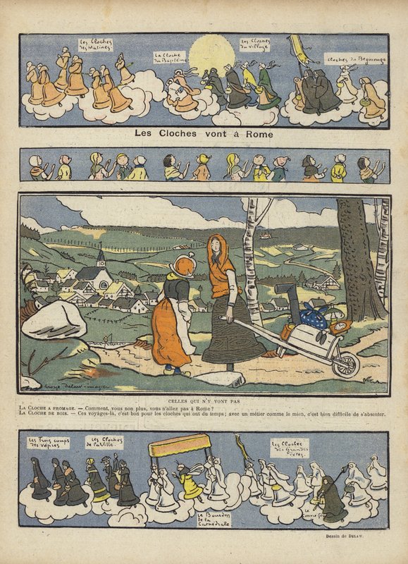 Ilustracja do Le Rire autorstwa Georges Delaw