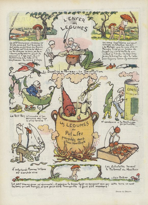 Ilustracja do Le Rire autorstwa Georges Delaw