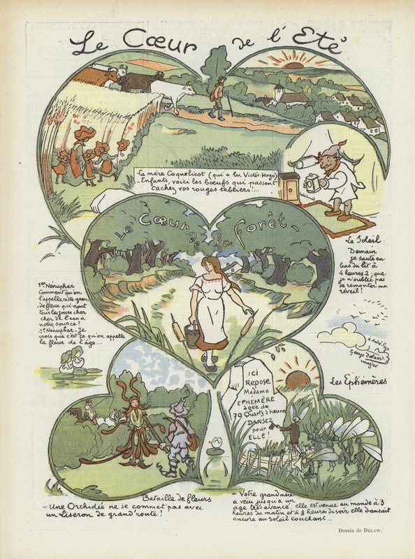 Ilustracja do Le Rire autorstwa Georges Delaw