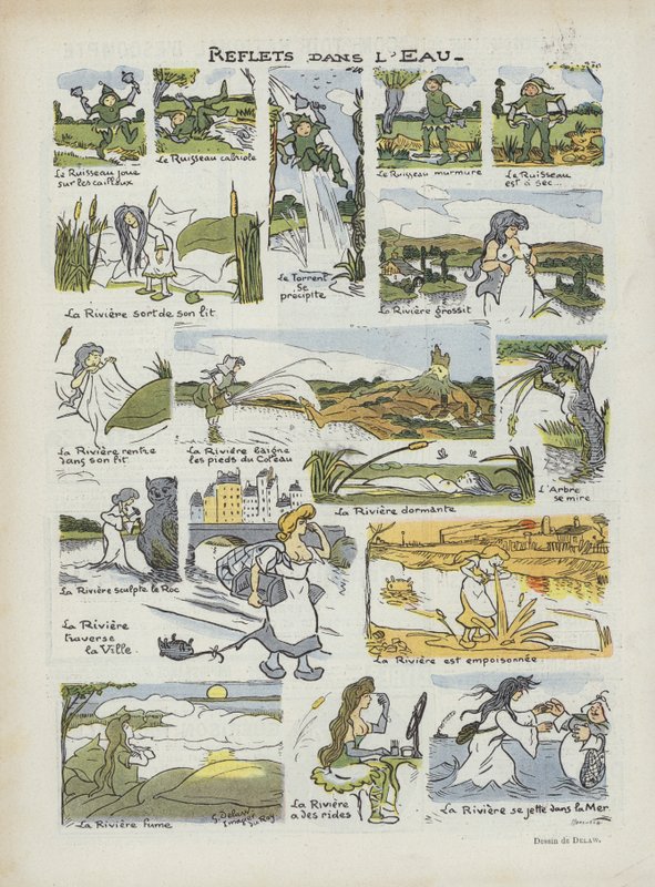 Ilustracja do Le Rire autorstwa Georges Delaw