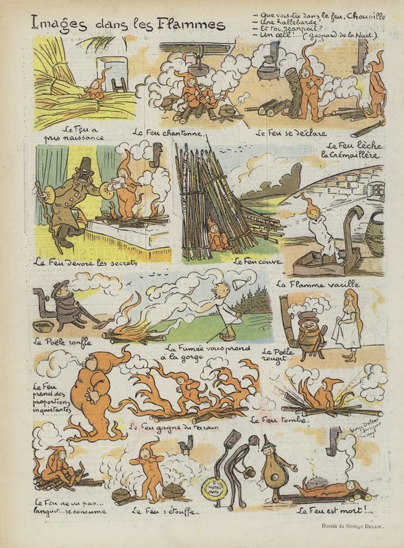 Ilustracja do Le Rire autorstwa Georges Delaw