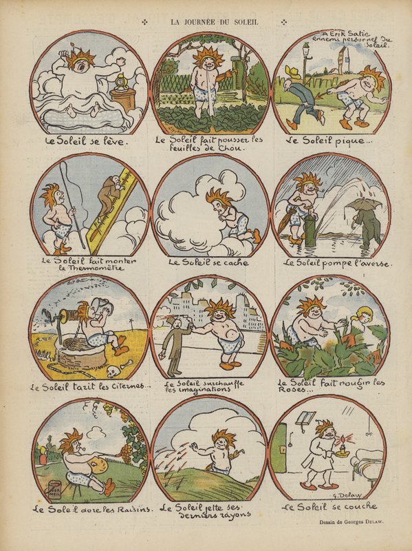 Ilustracja do Le Rire autorstwa Georges Delaw