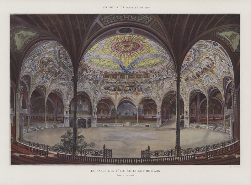 Salle des Fetes na Polu Marsowym, Exposition Universelle 1900, Paryż autorstwa Georges Felix Garen