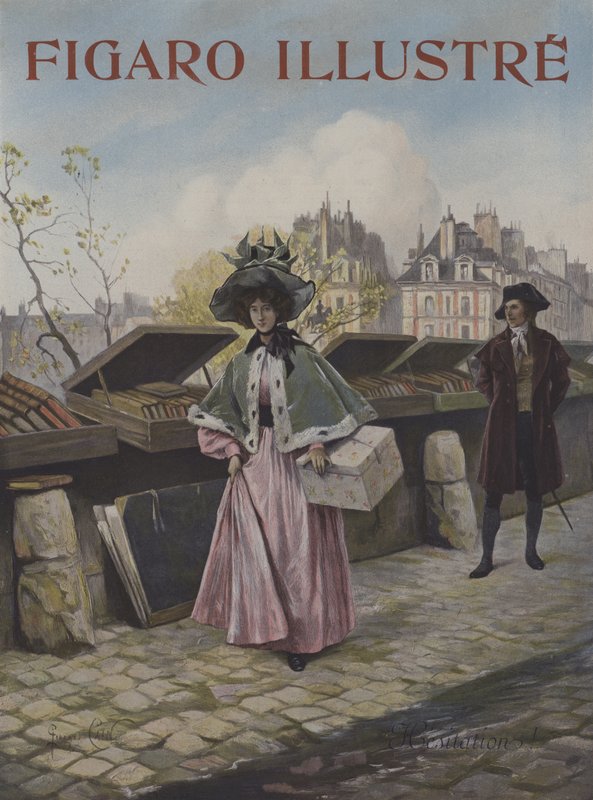 Wahanie. Okładka Le Figaro Illustre, październik 1897 autorstwa Georges Jules Auguste Cain