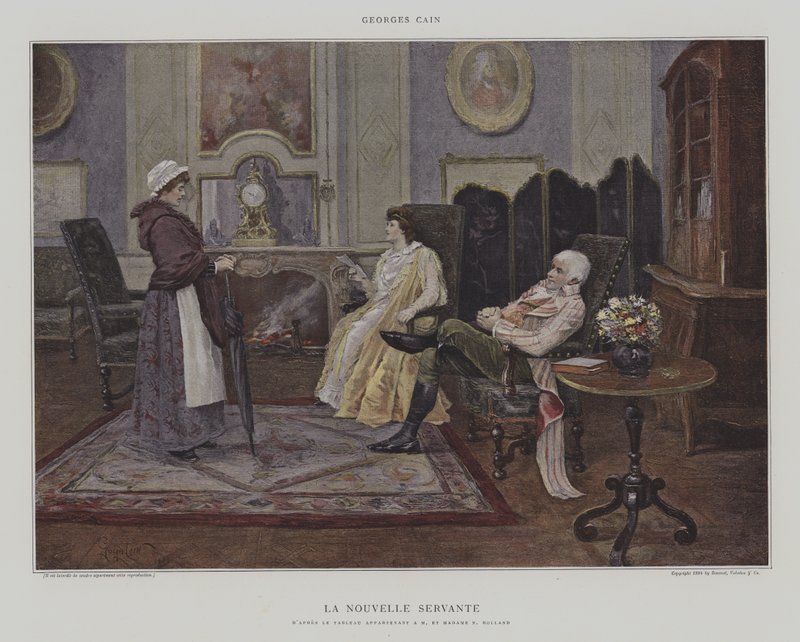 Nowy Sługa autorstwa Georges Jules Auguste Cain
