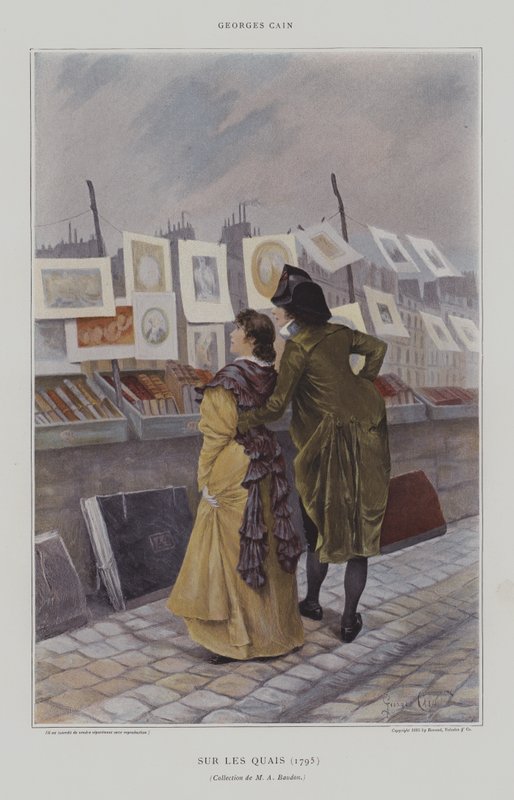 Na nabrzeżach (1795) autorstwa Georges Jules Auguste Cain
