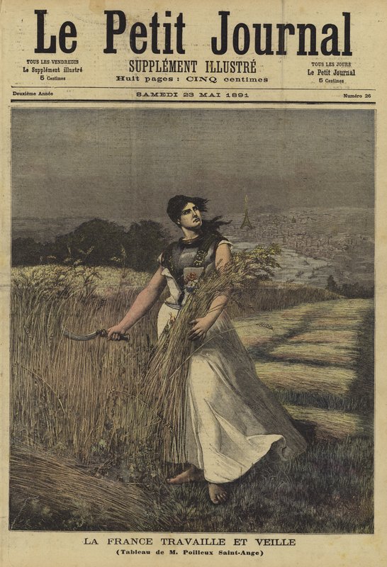 Okładka Le Petit Journal, 23 maja 1891 r. autorstwa Georges Louis Poilleux Saint Ange