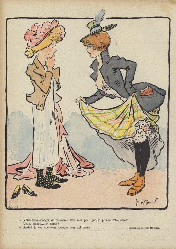 Ilustracja do Le Rire autorstwa Georges Meunier