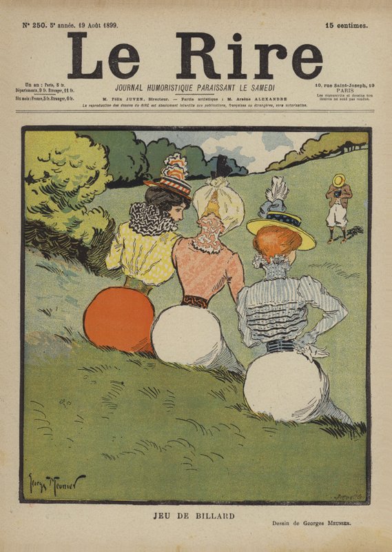 Ilustracja do Le Rire autorstwa Georges Meunier