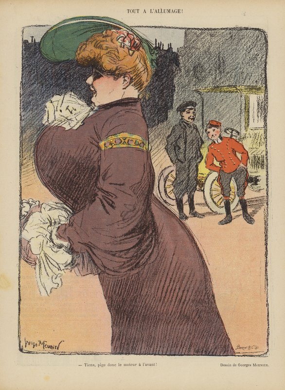 Ilustracja do Le Rire autorstwa Georges Meunier