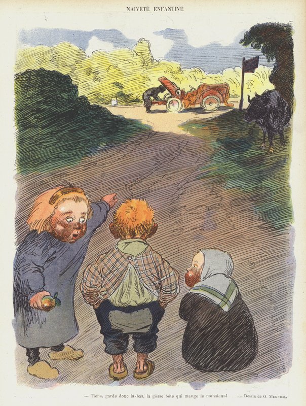 Ilustracja do Le Rire autorstwa Georges Meunier
