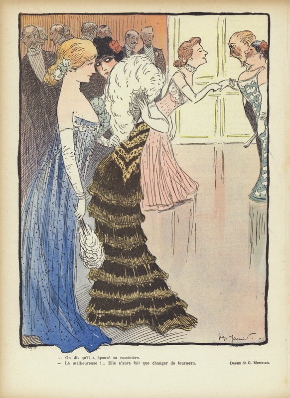Ilustracja do Le Rire autorstwa Georges Meunier