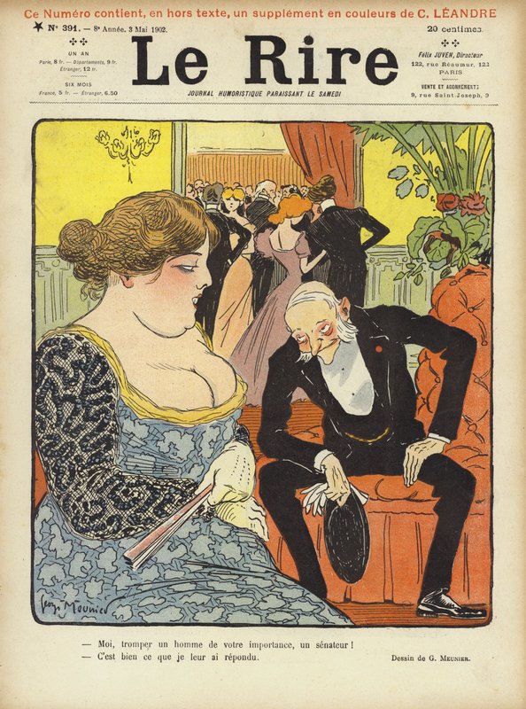 Ilustracja do Le Rire autorstwa Georges Meunier