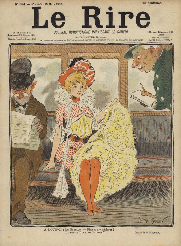 Ilustracja do Le Rire autorstwa Georges Meunier
